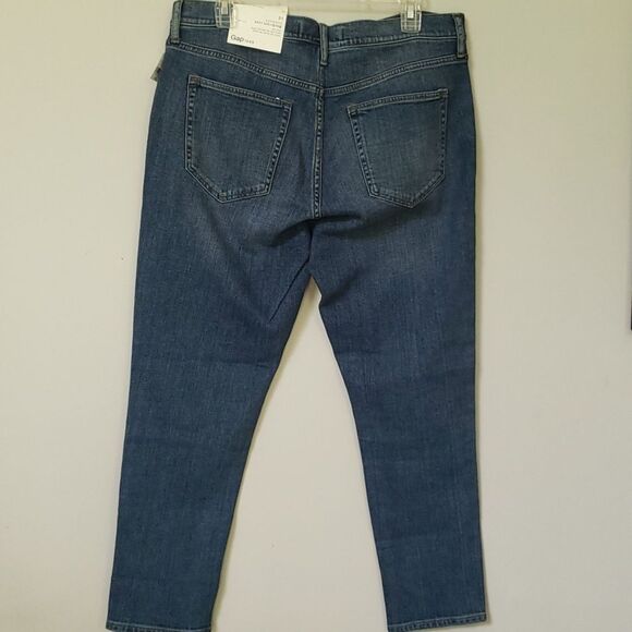 NWT Gap Jeans Womens sz 31 Dark Wash Best Girlfriend Star Studded Denim - Picture 5 of 6